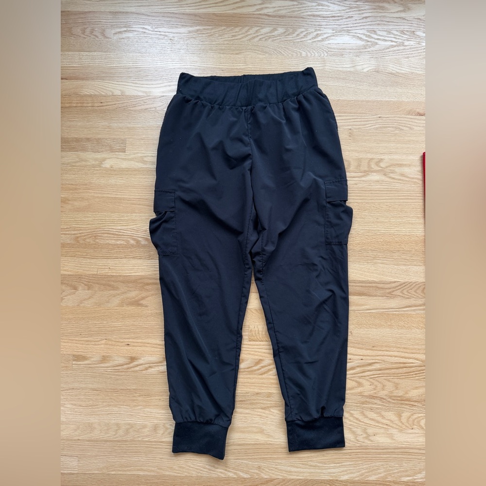 Zella Black Cargo Jogger Pants